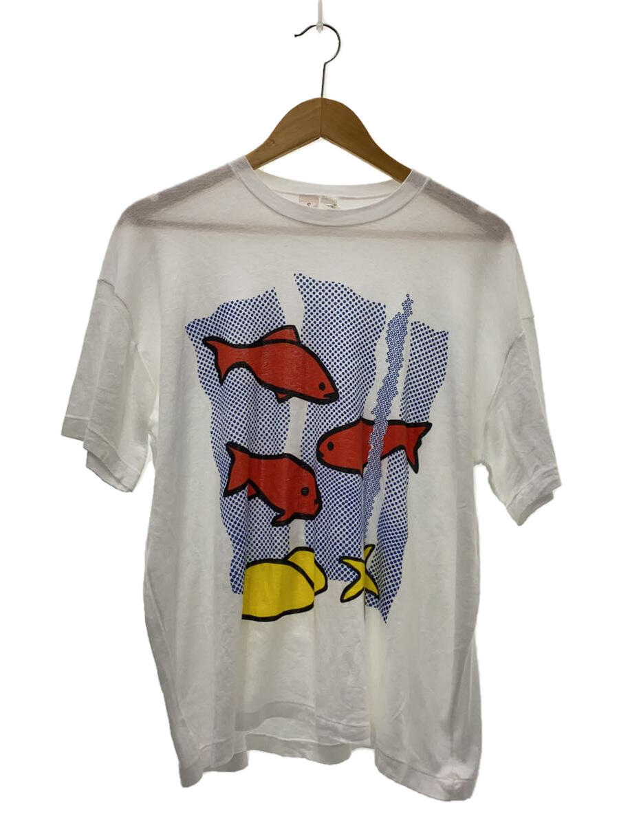 REDS/Tシャツ/--/コットン/WHT/イタリア製/魚Tee/fish Tee/袖シングル