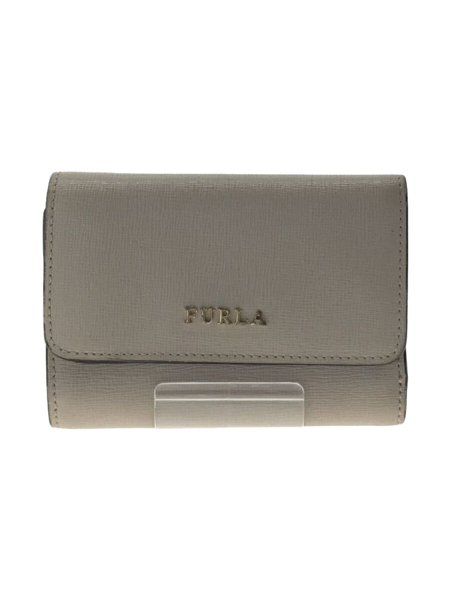 【中古】FURLA◆財布/レザー/CRM/レデ