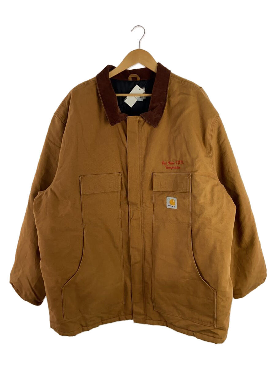 【中古】Carhartt◆USA製/デトロイトジャケットジャケット/3XL/コットン/CML/無地【メンズウェア】