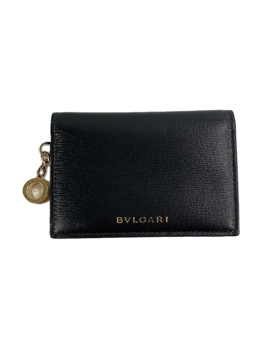 【中古】BVLGARI◆カードケース/--/BLK/