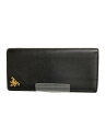 【中古】PRADA◆長財布/レザー/BLK/無地/メンズ【服飾雑貨他】(4)