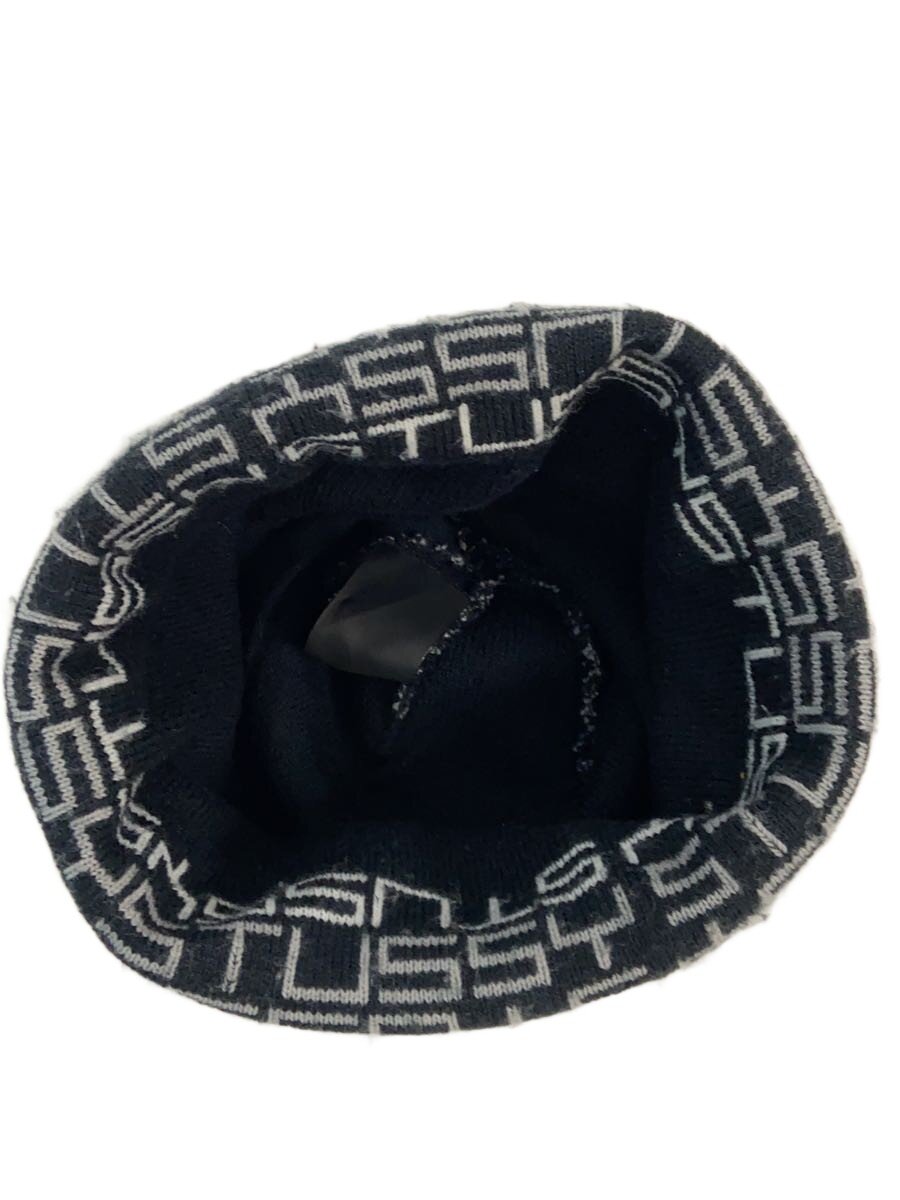 【中古】STUSSY◆ニットキャップ/--/アクリル/BLK/総柄/メンズ/132114【服飾雑貨他】 jumblestore-38360210 2nd STREET 楽天市場店 サンプル画像3
