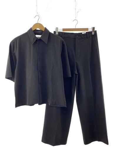 【中古】LAPIIS/セットアップ/2/ポリエステル/GRY/半袖シャツ/1タックパンツ//【メンズウェア】 【中古】LAPIIS/セットアップ/2/ポリエステル/GRY/半袖シャツ/1タックパンツ//【メンズウェア】