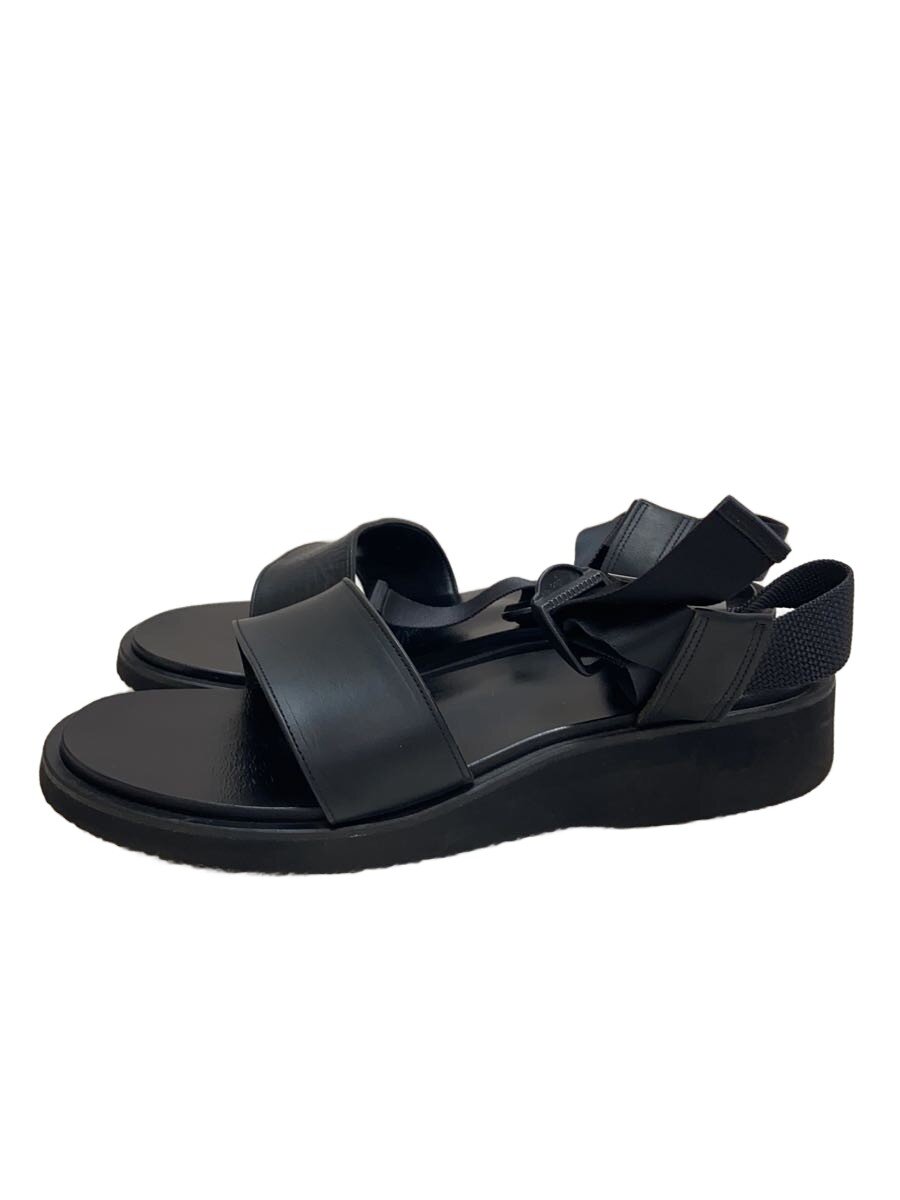 【中古】FOOTWORKS/Sandals Smooth Leather/サンダル/27.5cm/BLK/レザー【シューズ】