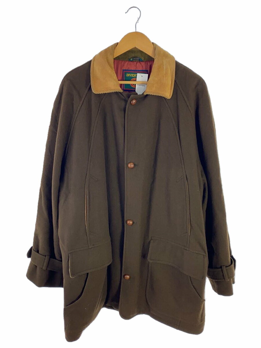 【中古】INVERTERE◆ジャケット/L/ウール/BRW//【メンズウェア】