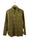 【中古】PENDLETON◆60s/長袖シャツ/M/ウール/YLW/チェック【メンズウェア】
