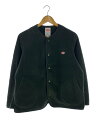 【中古】DANTON◆フリースジャケット/36/ポリエステル/グリーン/MR42-117-02/スナップカーデ【レディースウェア】