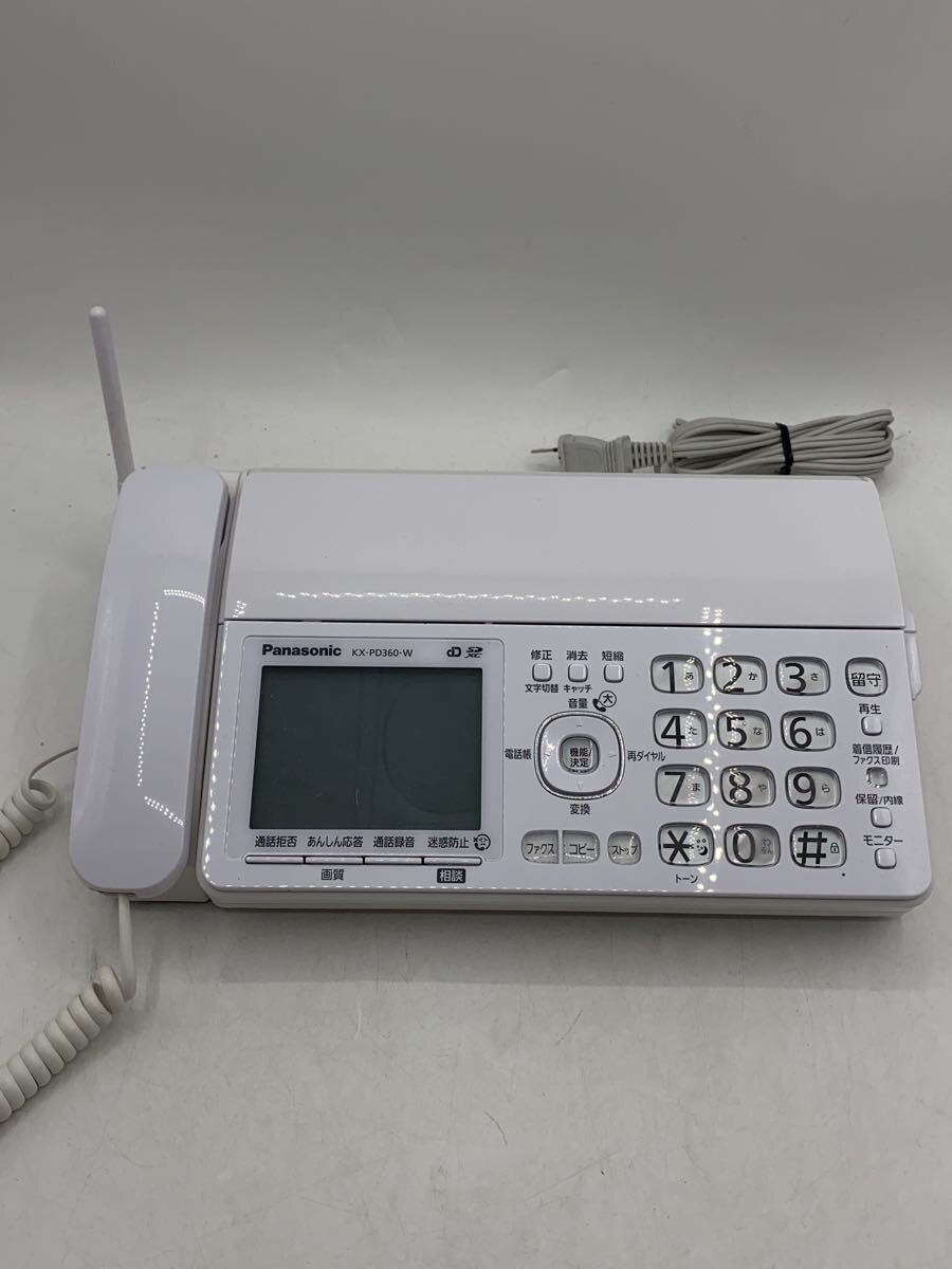 【ブランド】Panasonic 【ブランドカナ】パナソニック 【型番】 【程度】B 【カラー】 【キーワード】　　　/ 2026/09/20 セカンドストリート姫路車崎店 【3889】【中古】Panasonic◆FAX電話 KX-PD360DW/本体のみ/ ブランド Panasonic 型番 カラー 実寸（cm） 【ビジュアル・OA・通信家電】 幅：29.5 / 高さ：9 / 奥行：19 【その他】 その他サイズ：/ 商品は　セカンドストリート姫路車崎店の店頭にて販売しております。商品に関するお問合わせは、お電話(TEL:079-295-2620)にて、問合わせ番号：2338896331198をお伝えください。 配送方法やお支払い方法に関するお問い合わせは、サポートセンターまでご連絡をお願いします。 ※お電話の対応は営業時間内のみとなります。お問い合わせフォームでお問い合わせの際はご注文番号をご記入下さい この商品に関する出品店舗からのコメント 所々にお汚れがございます。