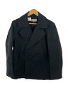 【中古】MARGARET HOWELL◆ピーコート/ハーフコート/L/ウール/BLK/579-210207/レディース【メンズウェア】(4)