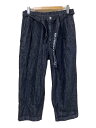 【中古】TIGHTBOOTH PRODUCTION◆DENIM BALLOON PANTS/ボトム/M/デニム/BLK/無地【メンズウェア】