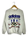 【中古】adidas◆スウェット/M/ポリエステル/WHT【メンズウェア】(4)