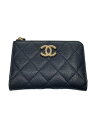 【中古】CHANEL◆財布/レザー/BLK/レディース/24A AP4092B16988/ウォレット/CC/ココ/【服飾雑貨他】