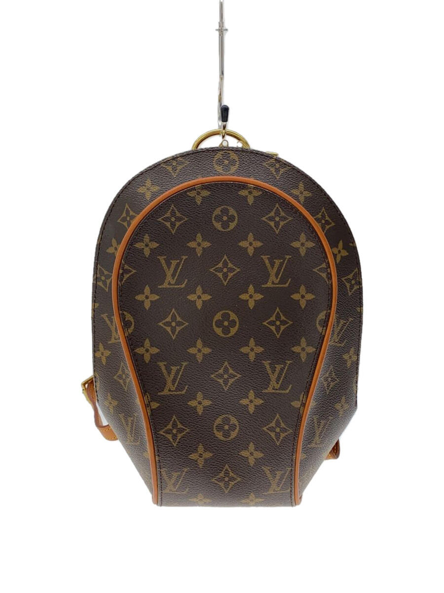 【中古】LOUIS VUITTON◆エリプス・サック・ア・ド_モノグラム・キャンバス_BRW/PVC/BRW【バッグ】