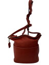 【中古】COACH◆ショルダーバッグ/レザー/RED/無地/059-4827【バッグ】