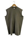 【中古】Rick Owens◆24SS/Spintered Tarp タンクトップ/S/コットン/KHK/RU01D3178BA【メンズウェア】