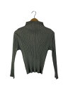 【中古】PLEATS PLEASE ISSEY MIYAKE◆長袖カットソー/3/ポリエステル/GRY/総柄/pp31-jk961【レディースウェア】(4)