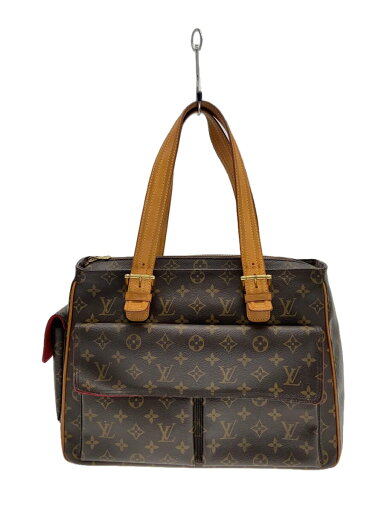 【中古】LOUIS VUITTON◆ミュルティプリ・シテ_モノグラム・キャンバス_BRW/PVC/BRW/総柄【バッグ】 【中古】LOUIS VUITTON◆ミュルティプリ・シテ_モノグラム・キャンバス_BRW/PVC/BRW/総柄【バッグ】