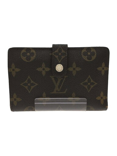 【中古】LOUIS VUITTON◆財布/レザー/BRW/総柄/レディース【服飾雑貨他】 【中古】LOUIS VUITTON◆財布/レザー/BRW/総柄/レディース【服飾雑貨他】