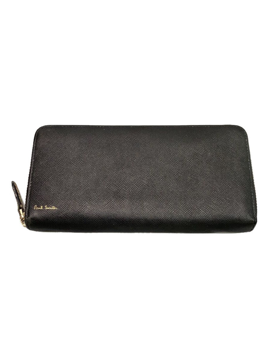 【中古】Paul Smith◆長財布/--/BLK/無地/レディース【服飾雑貨他】