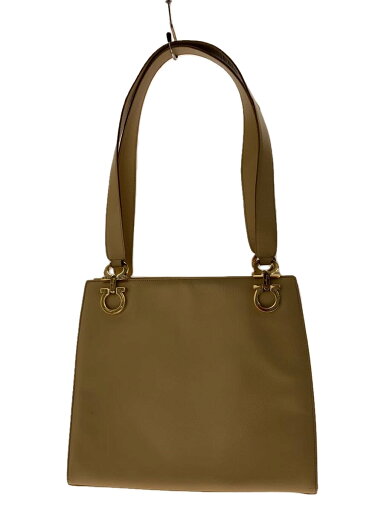 【中古】Salvatore Ferragamo◆ハンドバッグ/レザー/BEG/BC214189【バッグ】 【中古】Salvatore Ferragamo◆ハンドバッグ/レザー/BEG/BC214189【バッグ】