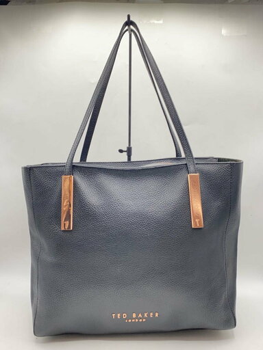 【中古】TED BAKER◆トートバッグ/レザー/BLK【バッグ】 【中古】TED BAKER◆トートバッグ/レザー/BLK【バッグ】