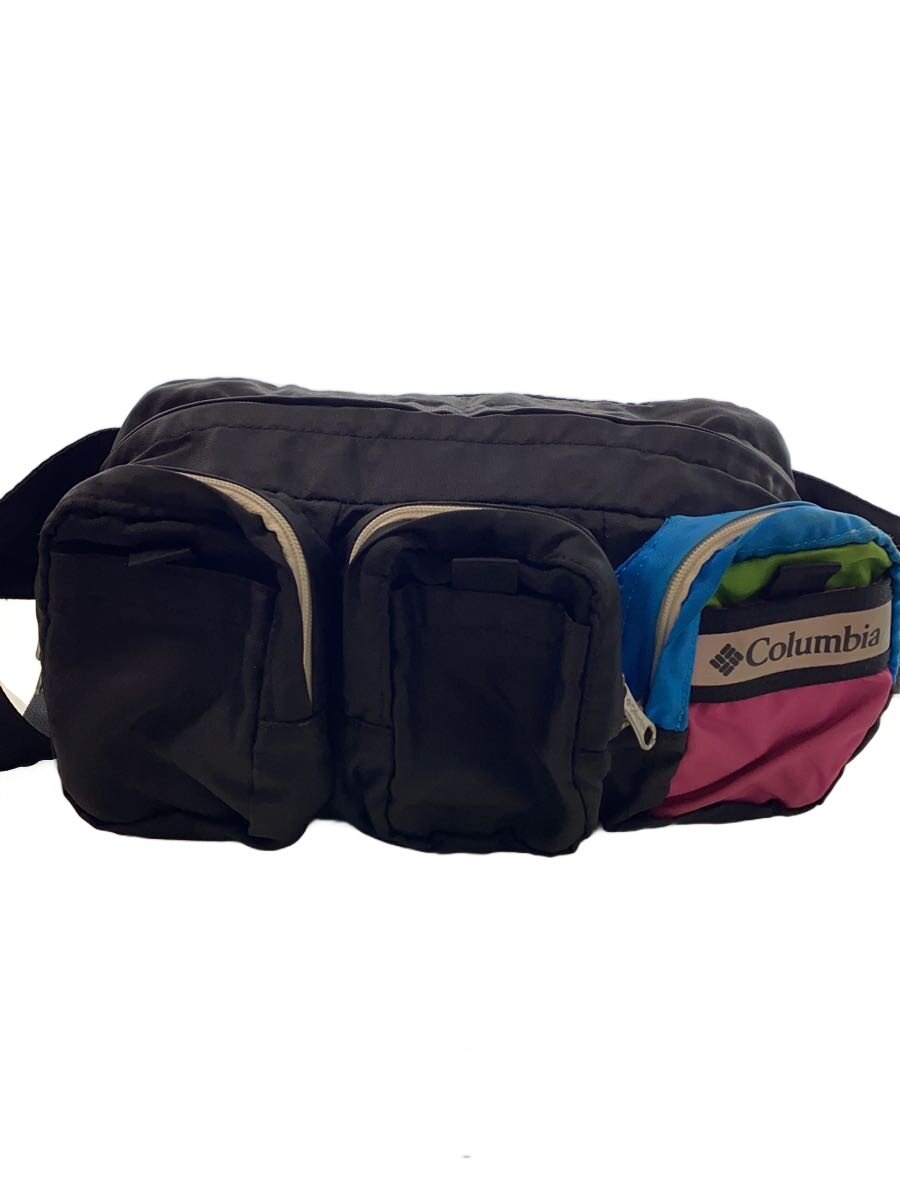 【中古】Columbia◆ウエストバッグ/PVC/BLK/無地/? NULL ?【バッグ】