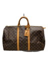 【中古】LOUIS VUITTON◆キーポル50_モノグラム・キャンバス_BRW/PVC/BRW【バッグ】