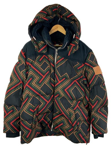 【中古】TOMMY HILFIGER◆ダウンジャケット/M/ナイロン/NVY/総柄/MW34028【メンズウェア】 【中古】TOMMY HILFIGER◆ダウンジャケット/M/ナイロン/NVY/総柄/MW34028【メンズウェア】