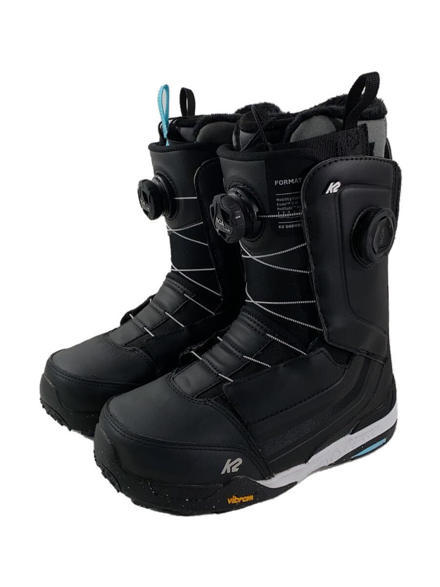 【中古】K2◆23-24/スノーボードブーツ/23cm/BOA/BLK/WMNS/FORMAT【スポーツ】