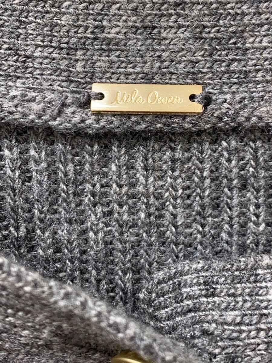 【中古】Mila Owen◆24AW/金釦クルーネックニットカーディガン/0/ナイロン/GRY/09WND245192【レディースウェア】 jumblestore-38251165 2nd STREET 楽天市場店 サンプル画像3