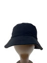 【中古】DANTON◆バケットハット/--/ナイロン/BLK/レディース【服飾雑貨他】
