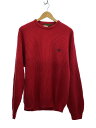 【中古】Timberland◆ニット・セーター(厚手)/M/コットン/RED/無地【メンズウェア】(4)