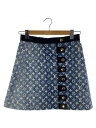 【中古】LOUIS VUITTON◆スカート/38/デニム/IDG/RW221J KJ2 FMSK27【レディースウェア】