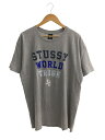 【中古】STUSSY◆Tシャツ/L/コットン/G