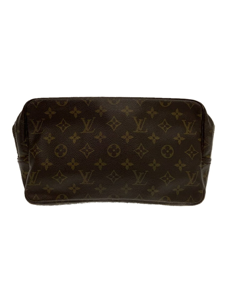 【中古】LOUIS VUITTON◆トゥルース・トワレット28_モノグラム・キャンバス_BRW/PVC/BRW【バッグ】