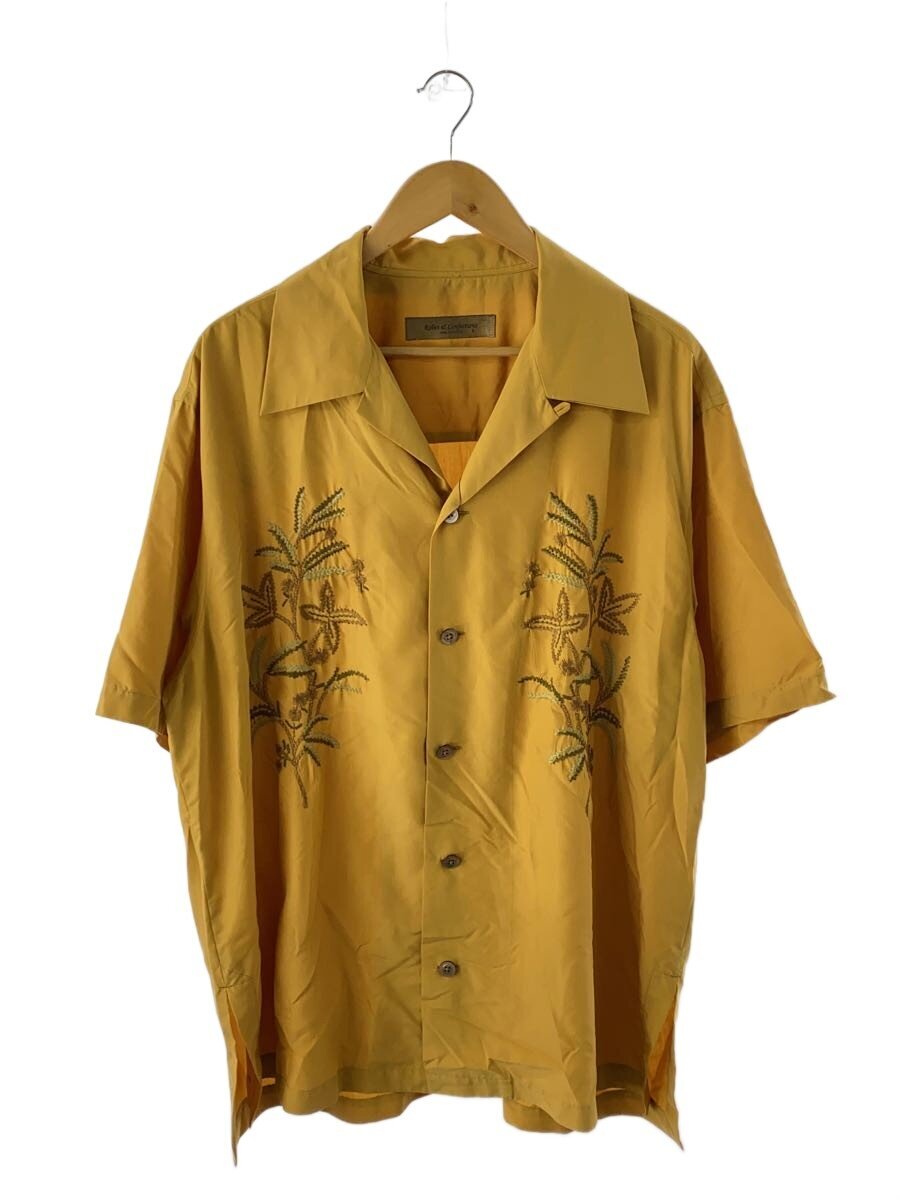 Robes&Confections◆サンドウォッシュレーヨン半袖シャツ/半袖シャツ/3/レーヨン/YLW