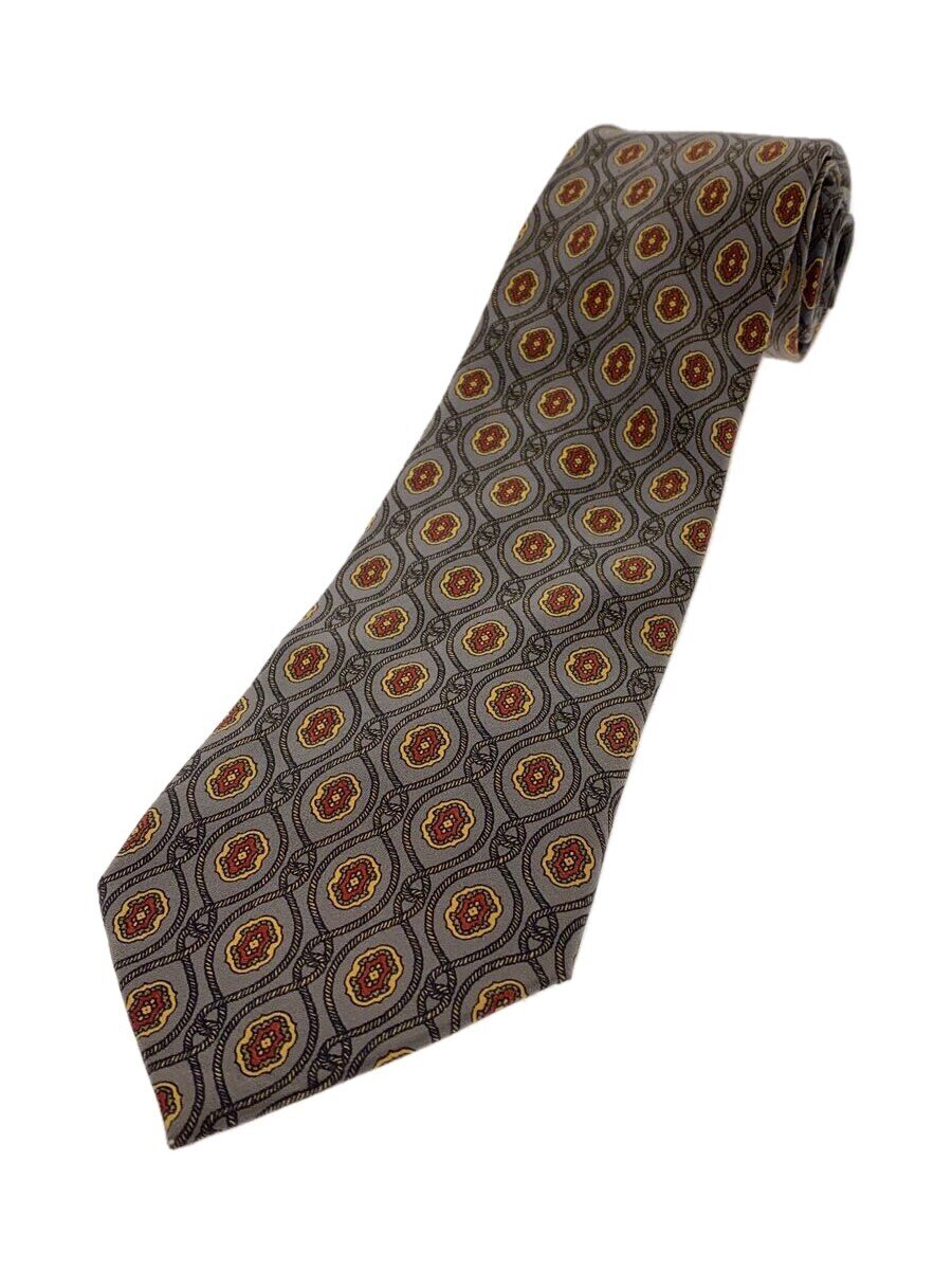 【中古】Christian Dior MONSIEUR◆ネクタイ/シルク/ブルー/総柄/メンズ//【服飾雑貨他】