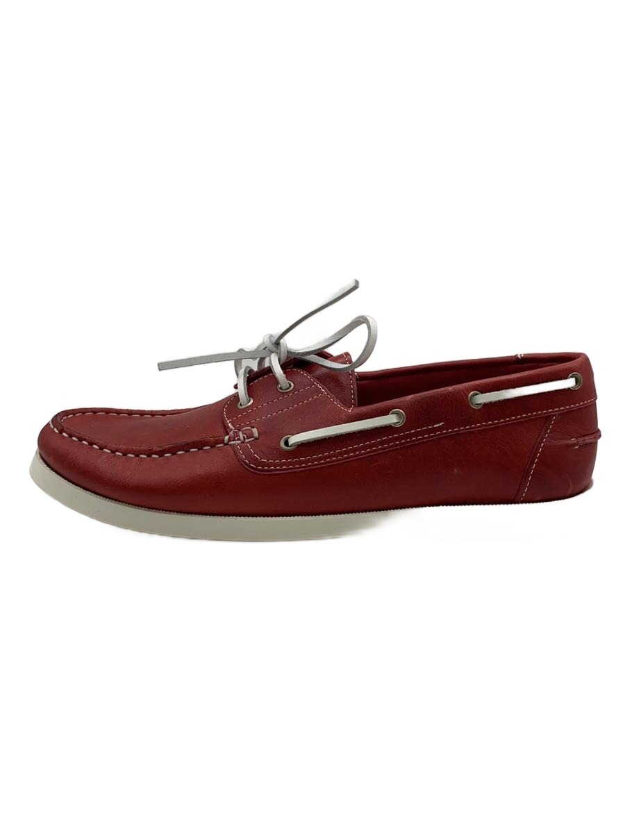 Deck Shoes - 【中古】DANASSA◆デッキシューズ/43/RED【シューズ】