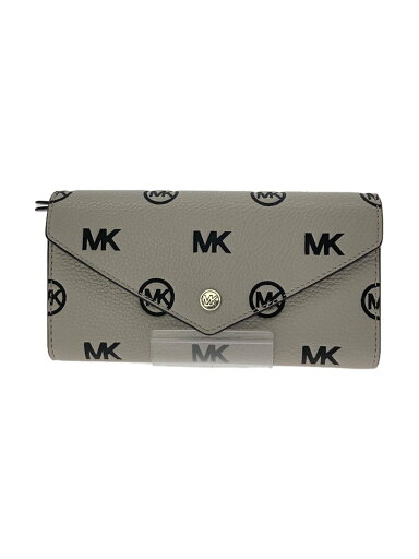 【中古】MICHAEL KORS◆長財布/レザー/GRY/総柄/レディース/AV-2309【服飾雑貨他】 【中古】MICHAEL KORS◆長財布/レザー/GRY/総柄/レディース/AV-2309【服飾雑貨他】