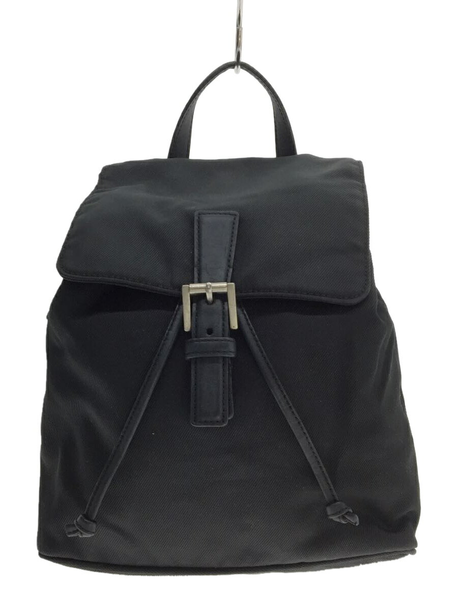 【中古】COACH◆リュック/--/BLK【バッグ】