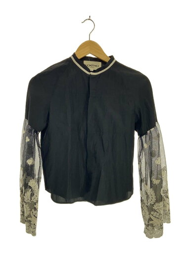 【中古】LOKITHO◆長袖ブラウス/2/--/BLK//【レディースウェア】 【中古】LOKITHO◆長袖ブラウス/2/--/BLK//【レディースウェア】