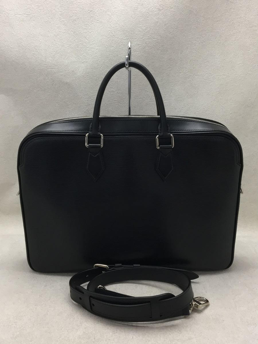 【中古】LOUIS VUITTON◆ダンディ・ブリーフケース_エピ/M51377/レザー/BLK【バッグ】