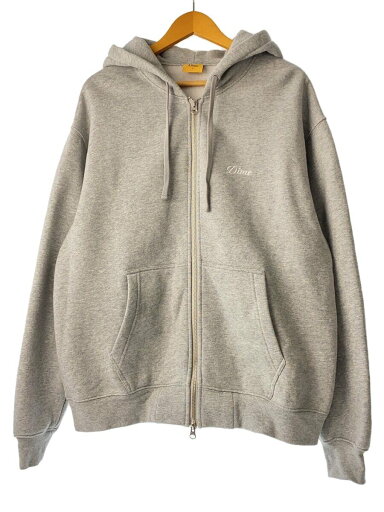【中古】Dime◆ジップパーカー/L/コットン/GRY【メンズウェア】 【中古】Dime◆ジップパーカー/L/コットン/GRY【メンズウェア】