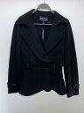 【中古】EMPORIO ARMANI◆ジャケット/42/コットン/BLK【メンズウェア】