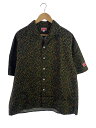 【中古】KENZO◆HANA LEO SHORT SLEEVE SHIRT/半袖シャツ/S/カーキ/花柄【メンズウェア】(4)