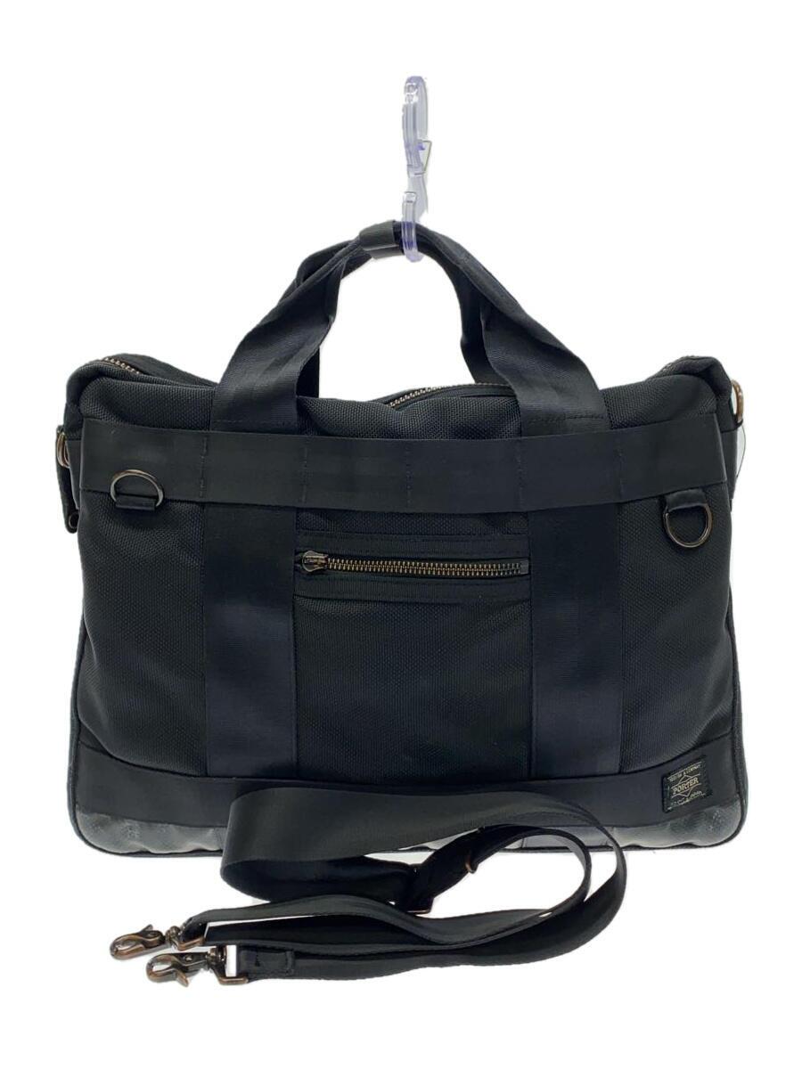【中古】PORTER◆ブリーフケース/--/BLK【バッグ】