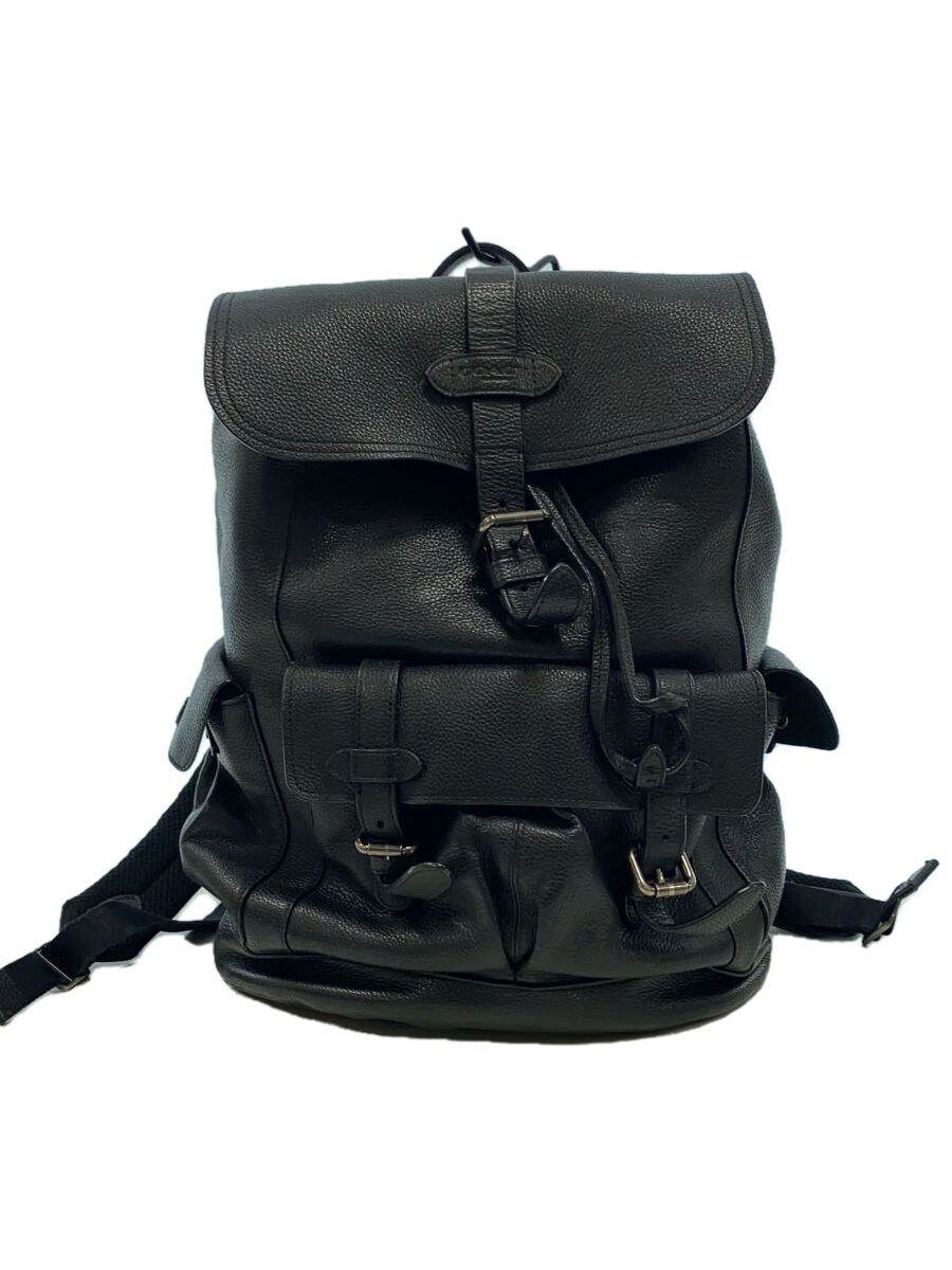 【中古】COACH◆リュック/レザー/BLK/H1861F36811/バックパック/【バッグ】