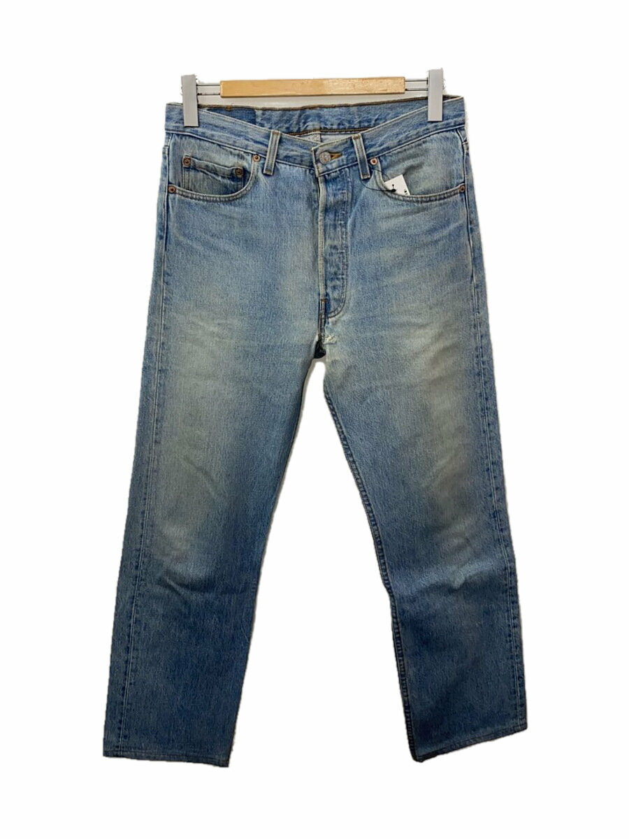 【中古】Levi’s◆ボトム/33/コットン/BLU/無地/501 0193【メンズウェア】