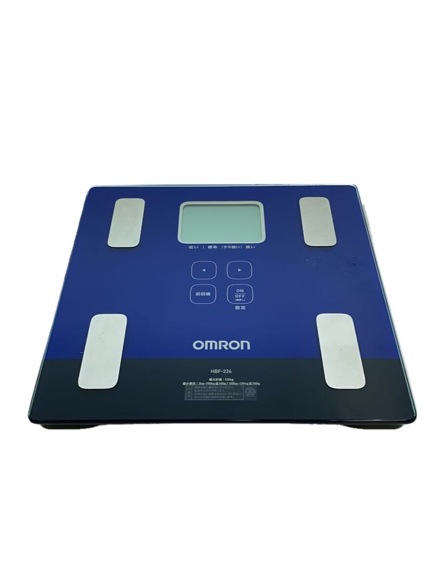 【中古】OMRON◆体脂肪計・体重計 カラダスキャン HBF-226-DB [ダークブルー]【家電・ビジュアル・オーディオ】