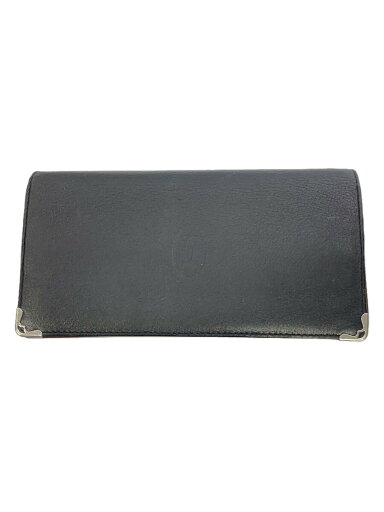 【中古】Cartier◆長財布/レザー/BLK/無地/レディース【服飾雑貨他】 【中古】Cartier◆長財布/レザー/BLK/無地/レディース【服飾雑貨他】